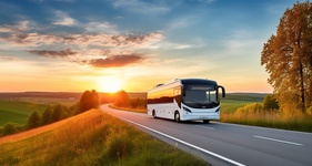 Cornell University NY motorcoach bus for 30 to 56 passengers, long trips and big groups